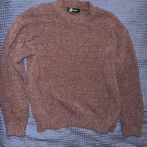 Women's Soft Knit Sweater in Warm Chocolate Brown